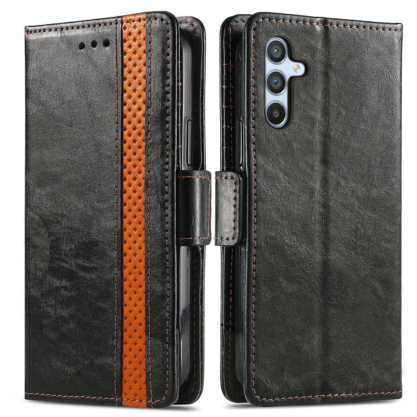 CASENEO 002 Series for Samsung Galaxy A54 5G PU Leather RFID Blocking Wallet Stand Case Business Splicing Style Magnetic Clasp Phone Cover CASENEO 002 Series for Samsung Galaxy A54 5G PU Leather RFID Blocking Wallet Stand Case Business Splicing Style Magnetic Clasp Phone Cover